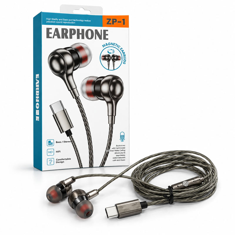 هندزفری EARPHONE ZP-1 TYPE C