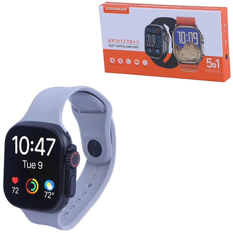 ساعت هوشمند SMART WATCH KW26 ULTRA3 - بدون گارانتی