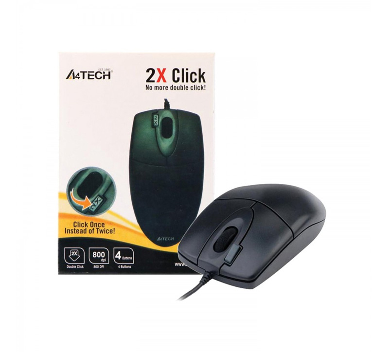 موس سیم دار A4TECH OP-620D اورجینال