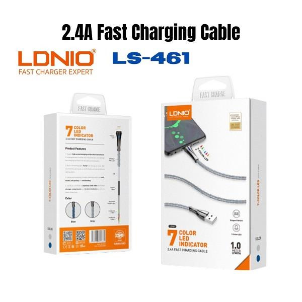 کابل شارژ TYPE C الدینیو LDNIO LS461 1M