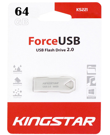 فلش64گیگ کینگ استار مدل KS221