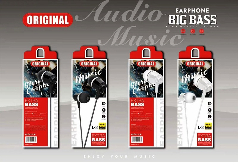 هندزفری EXTRA BASS L-3