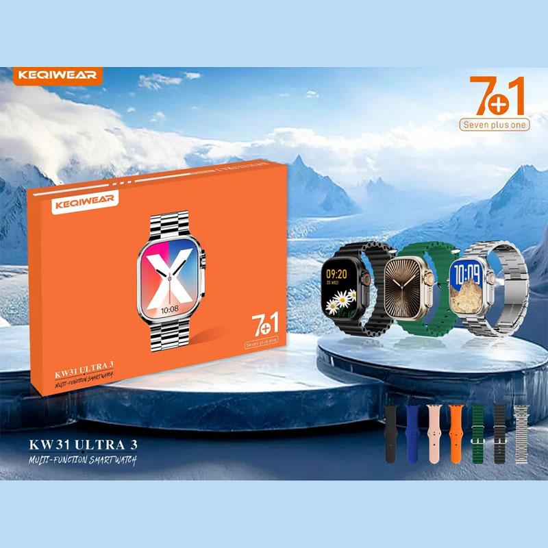 ساعت هوشمند SMART WATCH KEQIWEAR KW31 ULTRA3 - بدون گارانتی