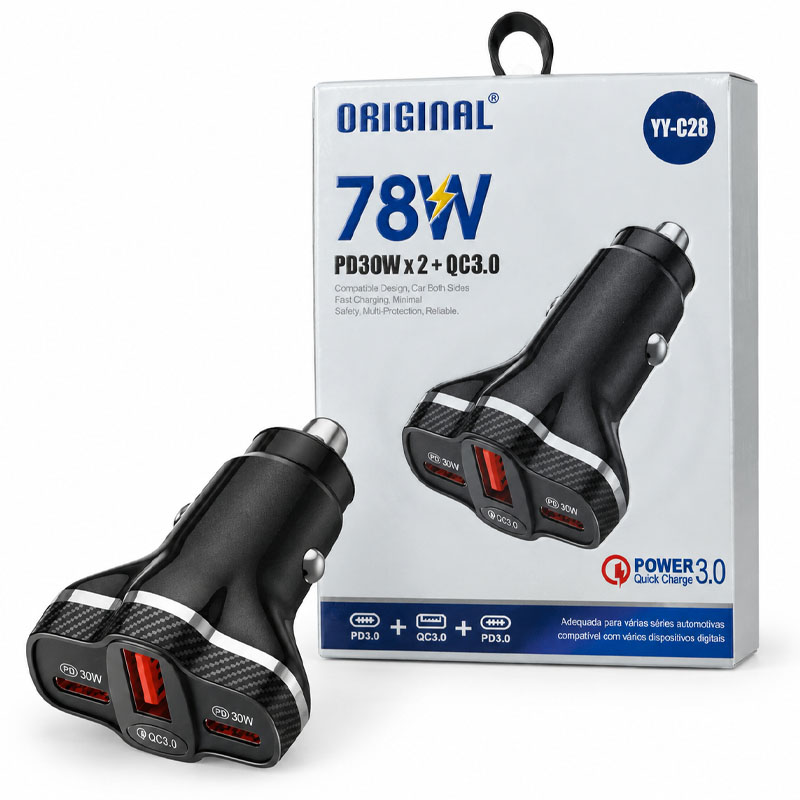 شارژر فندکی ORIGINAL YY-C28 78W