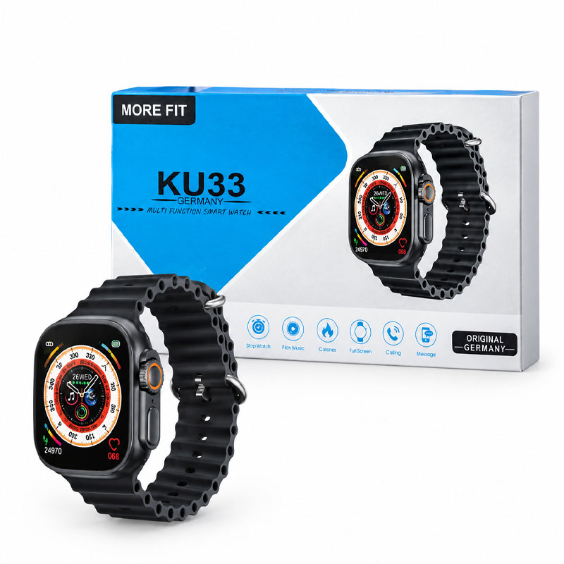 ساعت هوشمند SMART WATCH MORE FIT KU33 - بدون گارانتی
