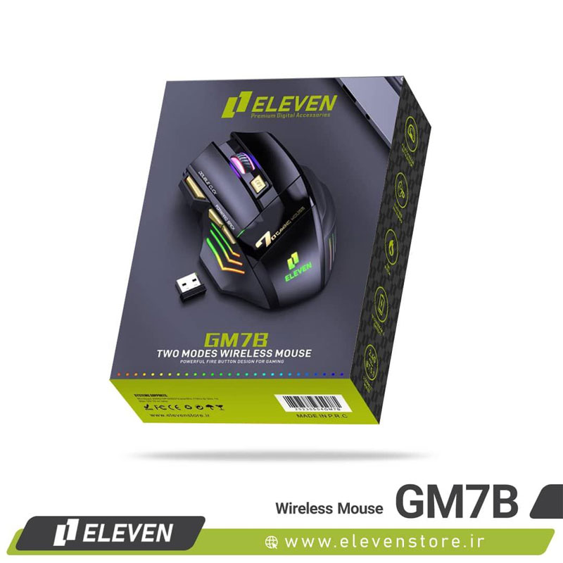 موس بیسیم الون گیمینگ ELEVEN GM7B