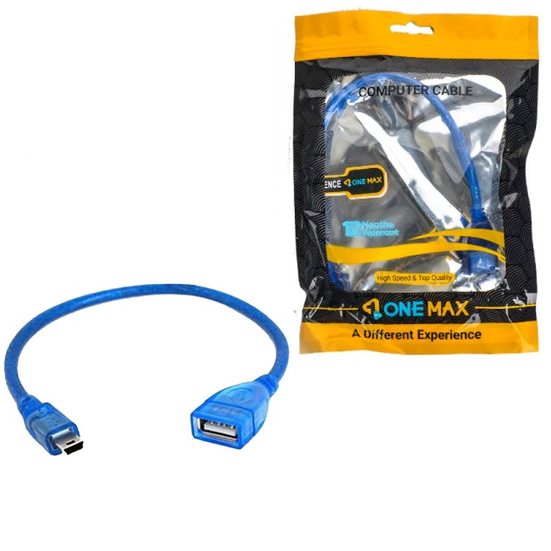 کابل تبدیل ذوزنقه به مادگی USB وان مکس ONEMAX 30CM