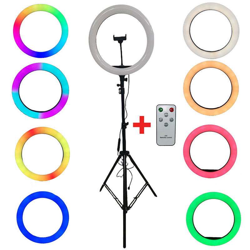 رینگ لایت "Ring Light MJ36 14 + پایه