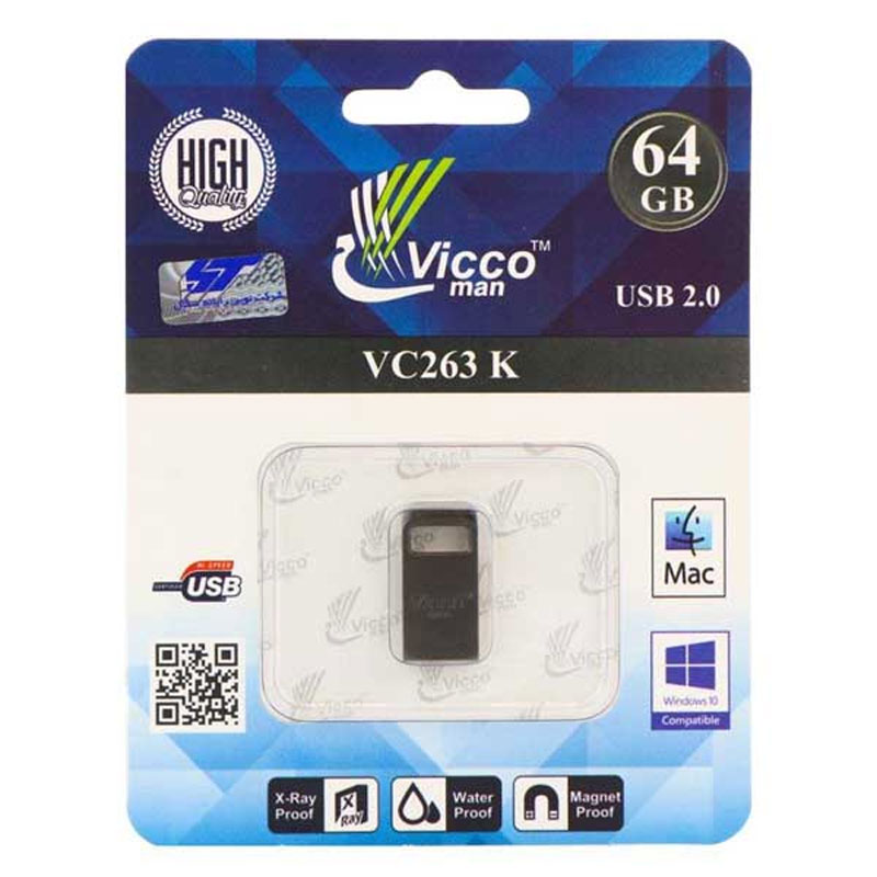 فلش ویکو 64 گیگابایت VICCO VC263S USB 2.0 64G