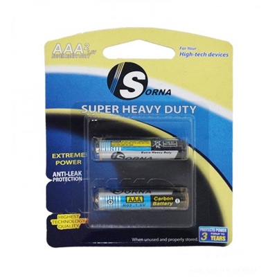باتری نیم قلم SORNA SUPER HEAVY DUTY