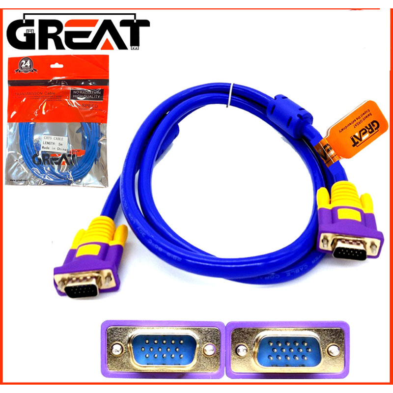 کابل VGA GREAT (3+9) 5M