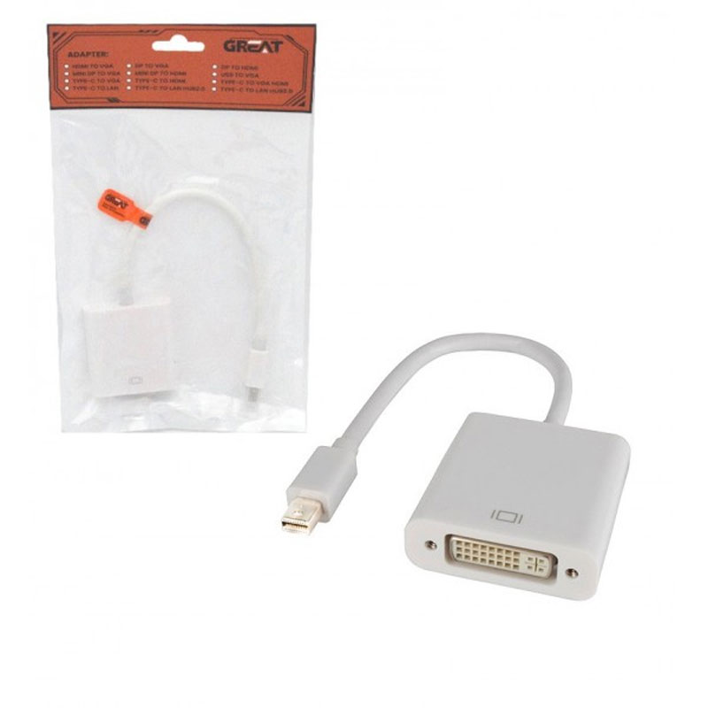تبدیل MINIISPLAY به DVI گریت ( تبدیل MINIDP TO DVI GREAT )