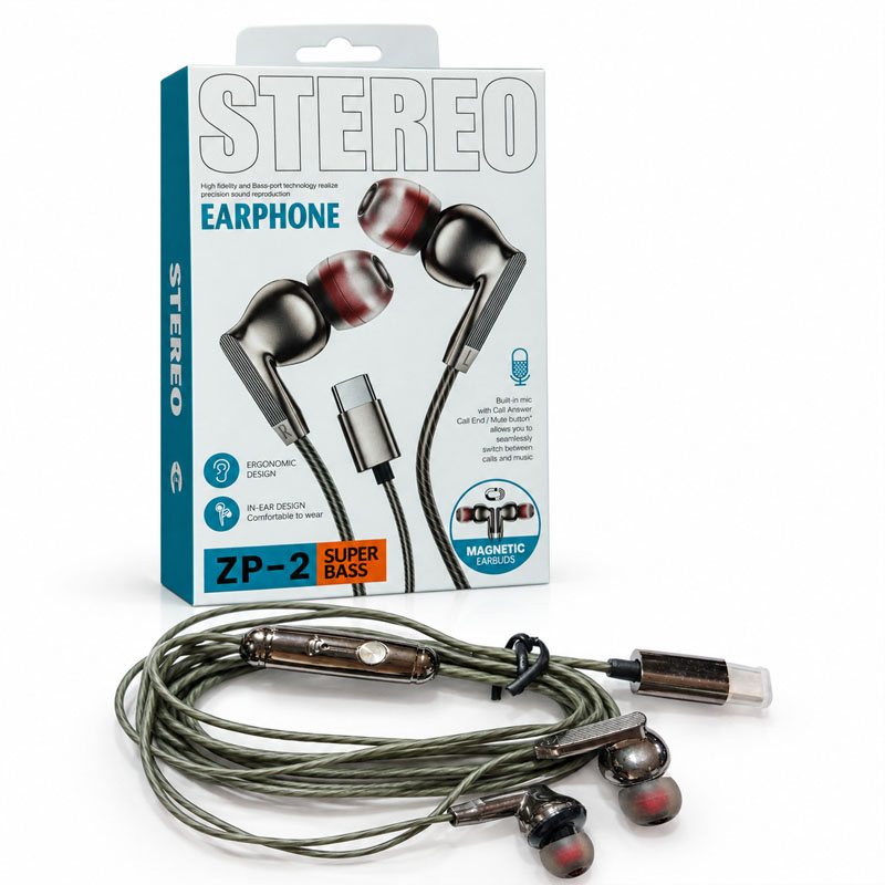 هندزفری EARPHONE ZP-2 TYPE C