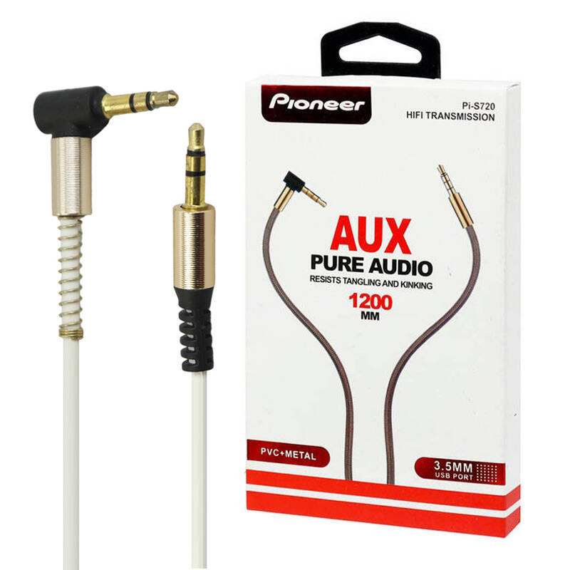 کابل صدا 1 به 1 AUX Pioneer Pi-S720 1.2M-یکسر L