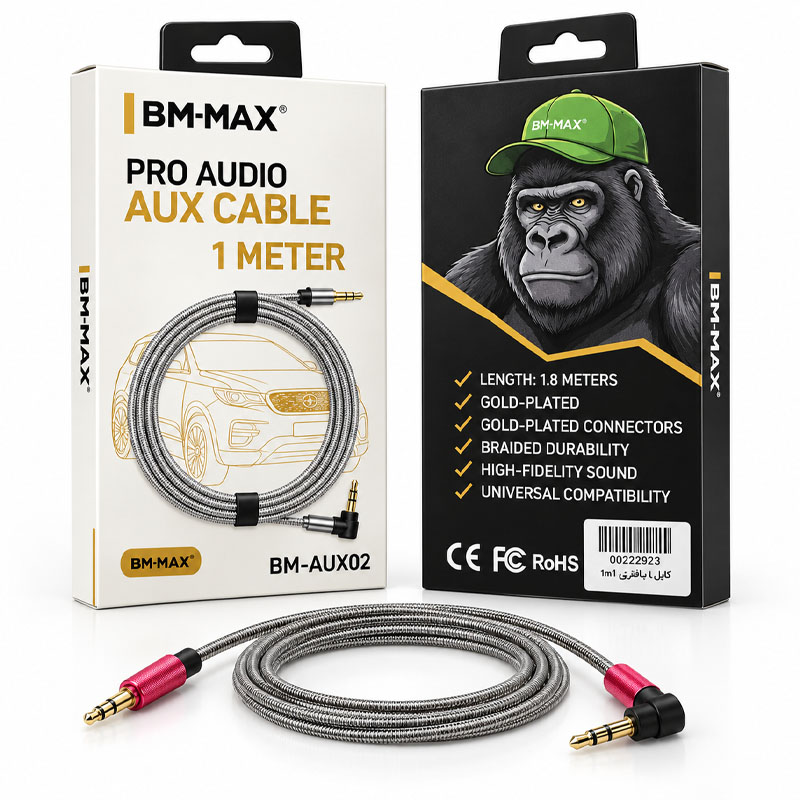 کابل صدا 1 به 1 AUX BM-AUX02 1M