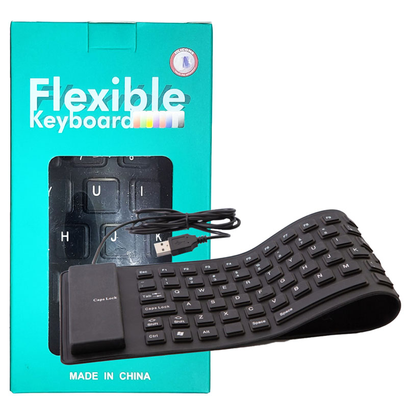 کیبرد سیم دار ژله ای FLEXIBLE