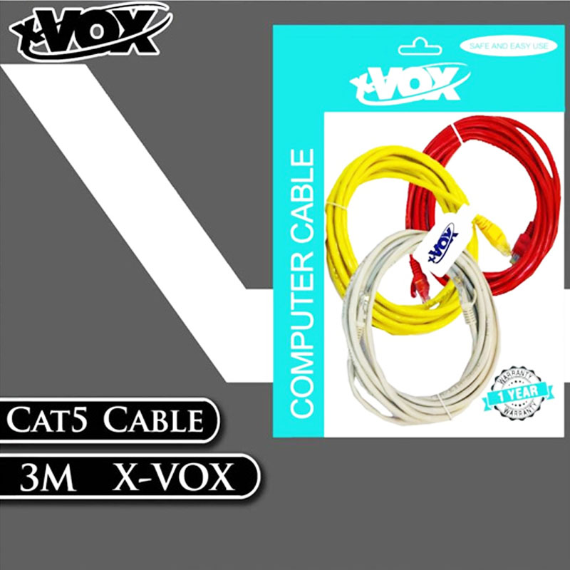 کابل شبکه X-VOX CAT5 3M