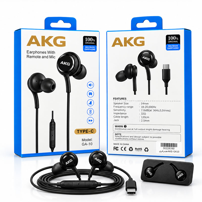 هندزفری EARPHONE AKG GA-10 TYPE C