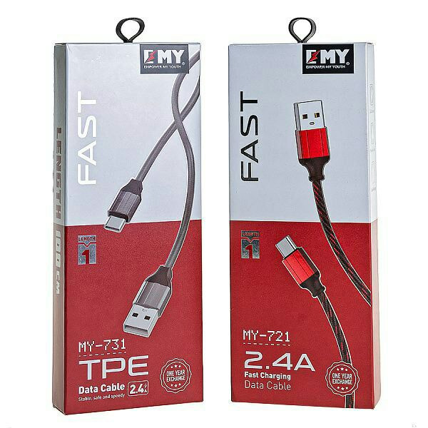 کابل شارژ فست TYPE C EMY MY-731