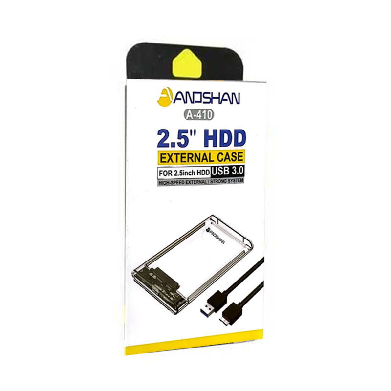 باکس هارد شفاف انوشان ANOSHAN A-410 USB 3.0