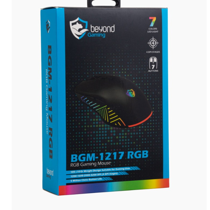 موس سیم دار گیمینگ BEYOND BGM-1217 RGB