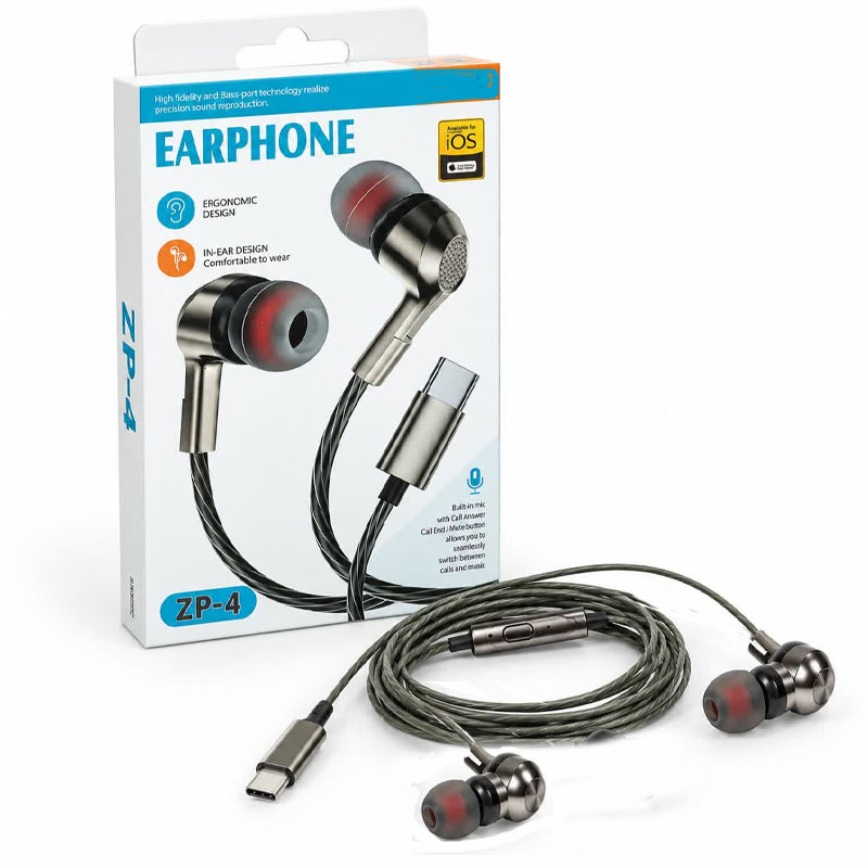 هندزفری EARPHONE ZP-4 TYPE C