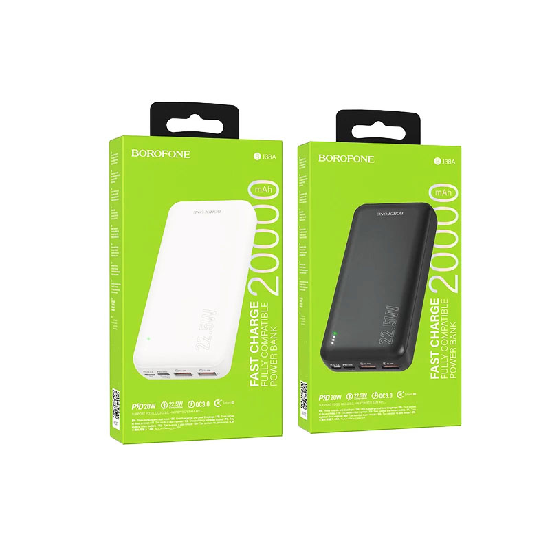 پاوربانک BOROFONE J38A ظرفیت 20000
