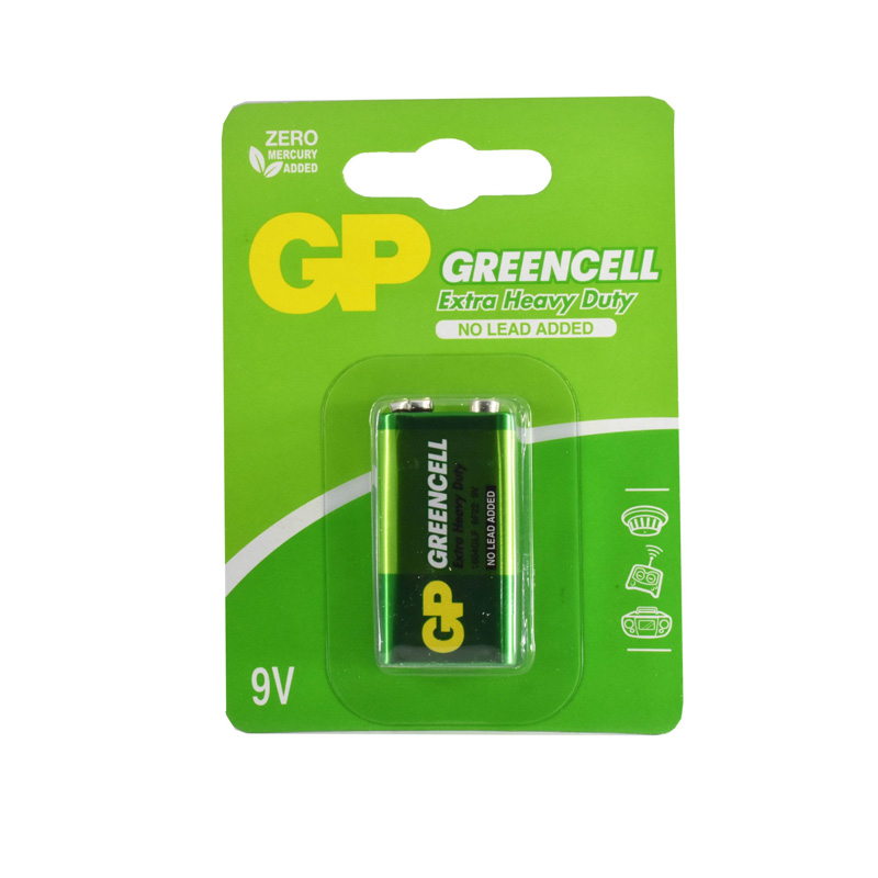 باتری کتابی GP GREENCELL 9V
