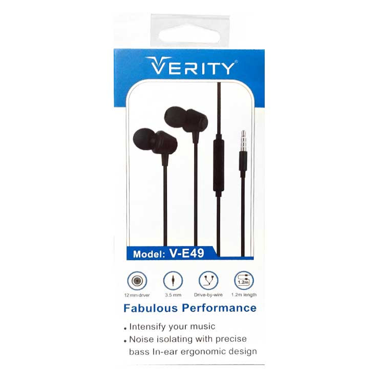 هندزفری وریتی VERITY V-E49