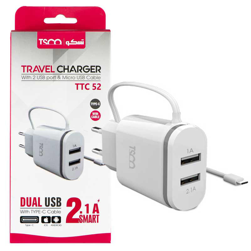 شارژر تایپ سی تسکو TSCO TTC 52