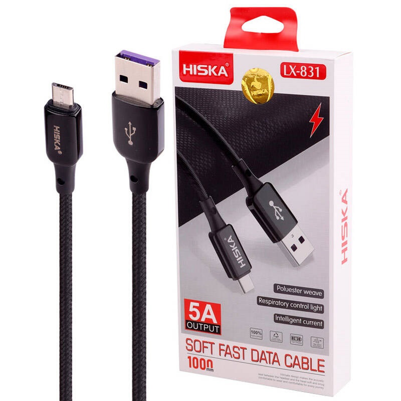 کابل شارژ میکرو HISKA LX-831 1M