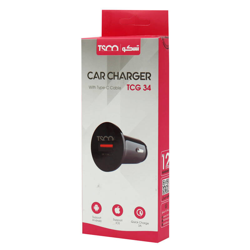 شارژر فندکی تسکو TSCO TCG 34