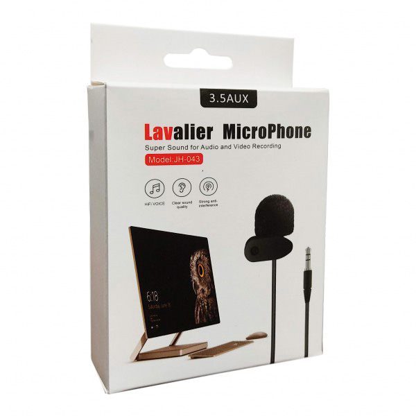 میکروفون یقه ای LAVALIER JH-043