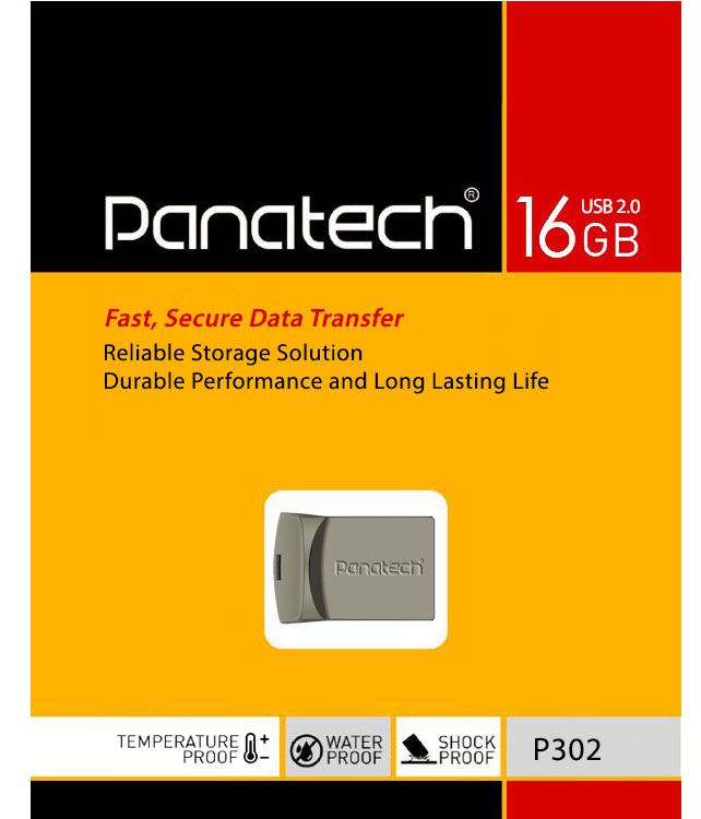 فلش درایو Panatech مدل P302 ظرفیت 16 گیگابایت