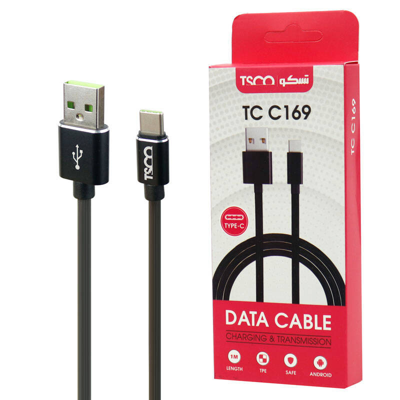 کابل شارژ TYPE C تسکو TSCO C169 1M