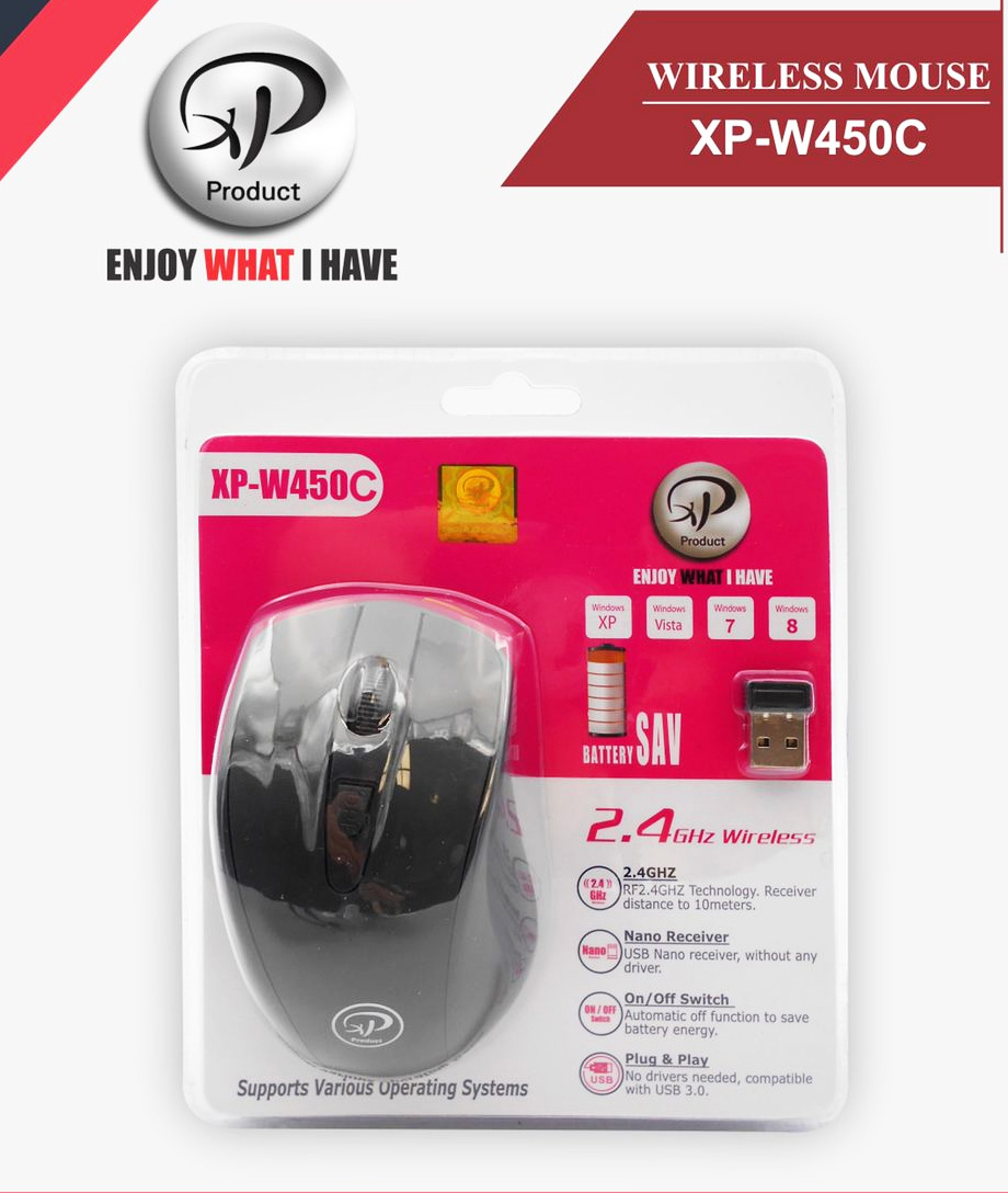 موس بی سیم اکس پی مدلXP-W450B