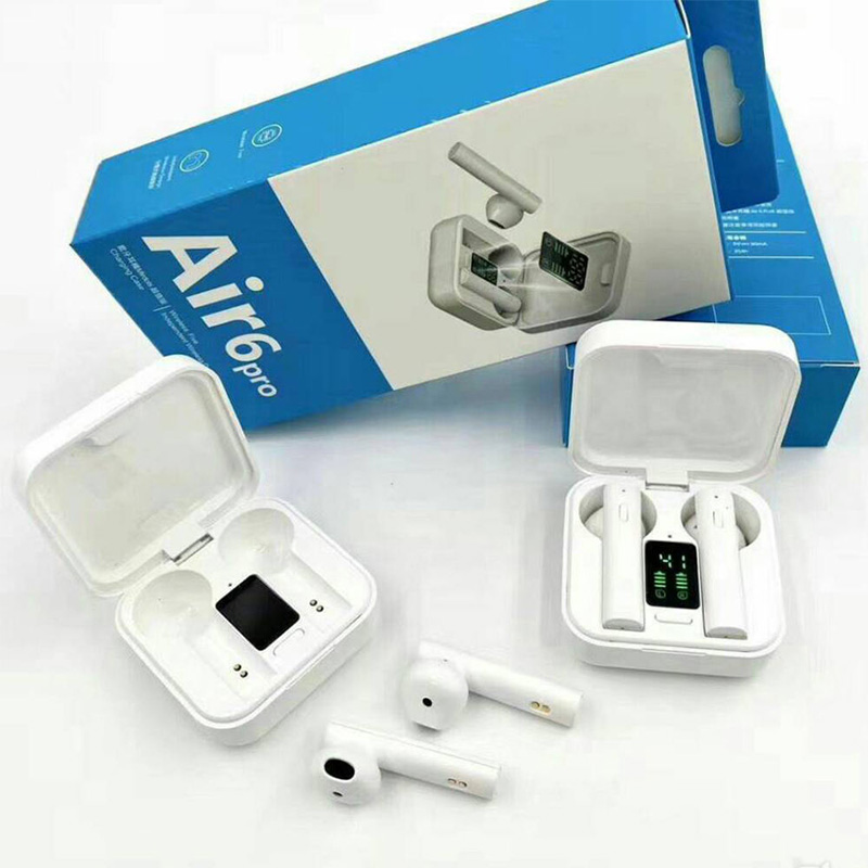 هدفون بیسیم دو گوش طرح ایرباد AIR6 PRO