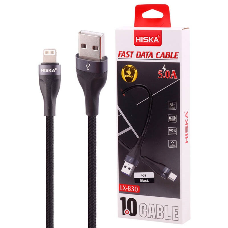 کابل شارژ IPHON هیسکا HISKA LX-830 1M