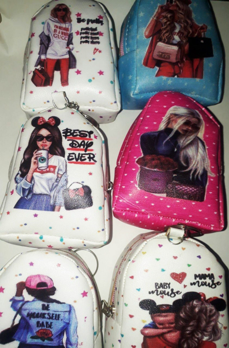کیف هندزفری کوله ای طرح دار