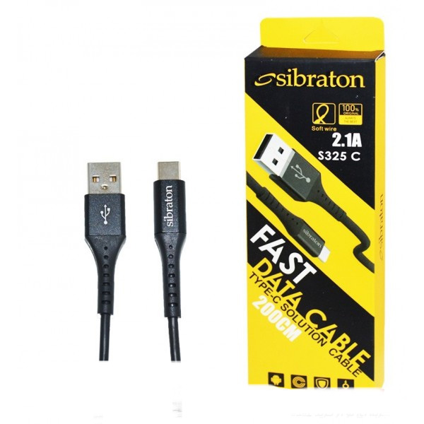 کابل شارژ TYPE C سیبراتون SIBRATON S325C