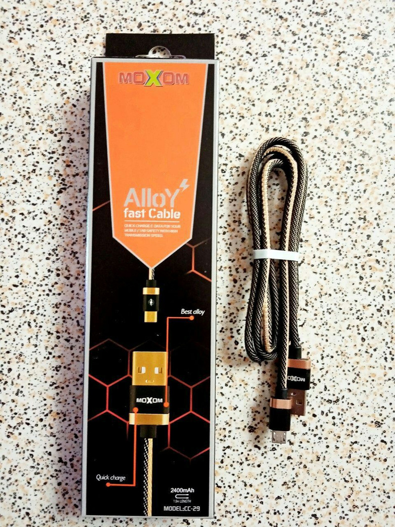 کابل شارژ TYPE C موکسوم MOXOM CC-29
