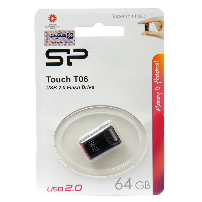 فلش سیلیکون پاور 64 گیگا بایت SP TOUCH T06 64G