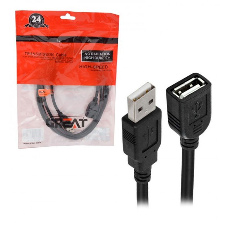 کابل افزایش USB گریت GREAT USB CABLE 10M