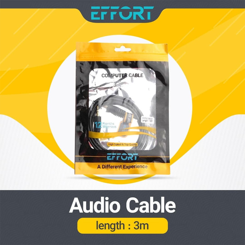 کابل صدا 1 به 1 ایفورت AUX EFFORT 3M