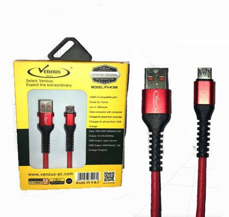 کابل شارژ میکرو ونوس VENOUS PV-K366