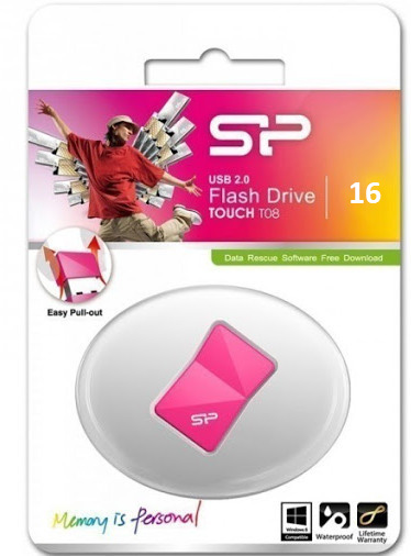 فلش سیلیکون پاور 16 گیگا بایت SP TOUCH T08 16G