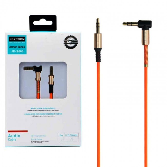کابل صدا 1 به 1 AUX JOYROOM JR-S600 1M