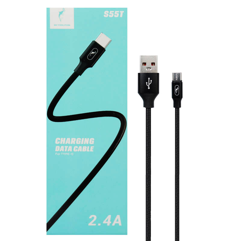 کابل شارژ TYPE C فست دلفین S55T