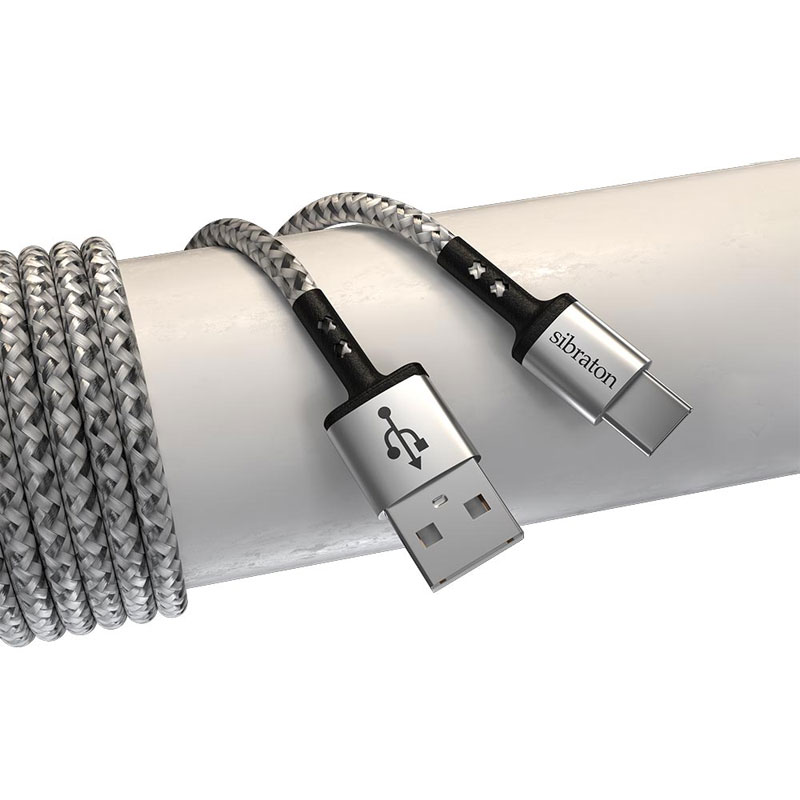 کابل شارژ TYPE C سیبراتون SIBRATON K224C 110CM