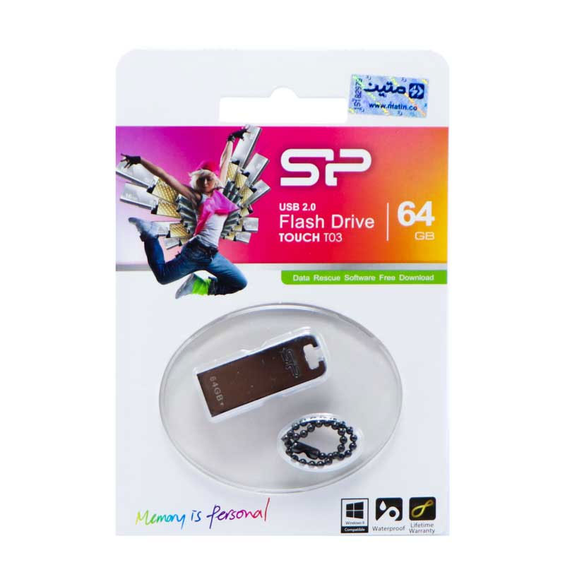 فلش سیلیکون پاور 64 گیگا بایت SP TOUCH T03 64G